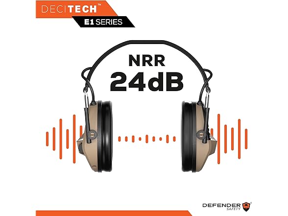 Decitech DCT-E1-01 E1 Active Hearing Protection
