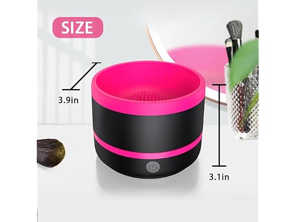 Pinkiou Makeup Brush Cleaner Machine