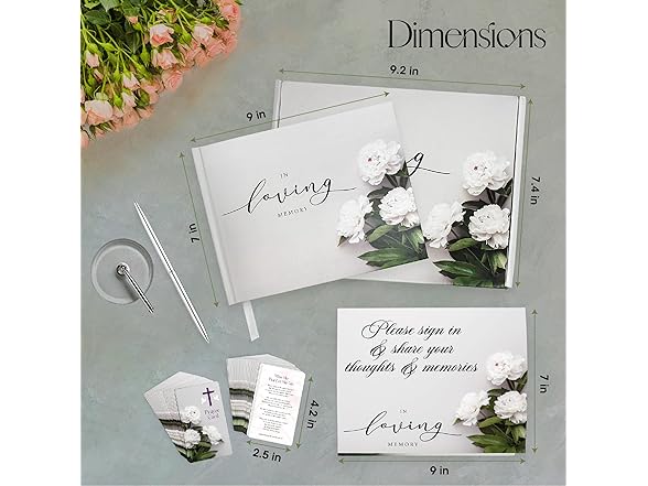 Generic Funeral Guest Book