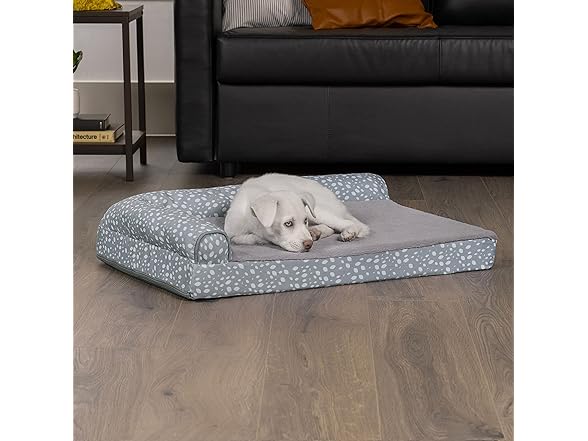 Furhaven Memory Foam Dog Bed for Medium/
