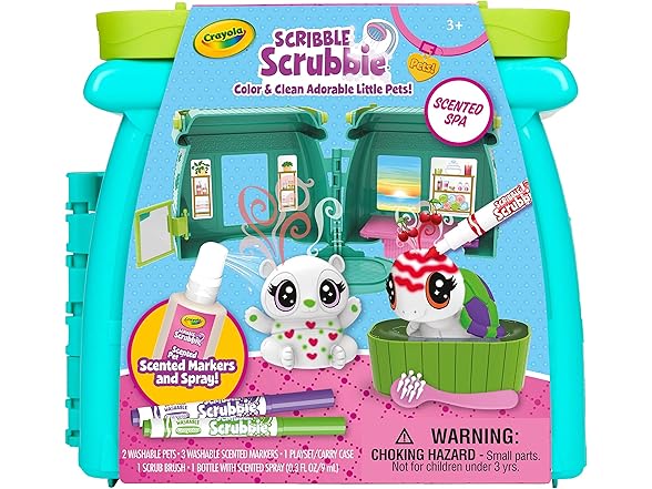 Crayola Scribble Scrubbie Pets Scented Spa