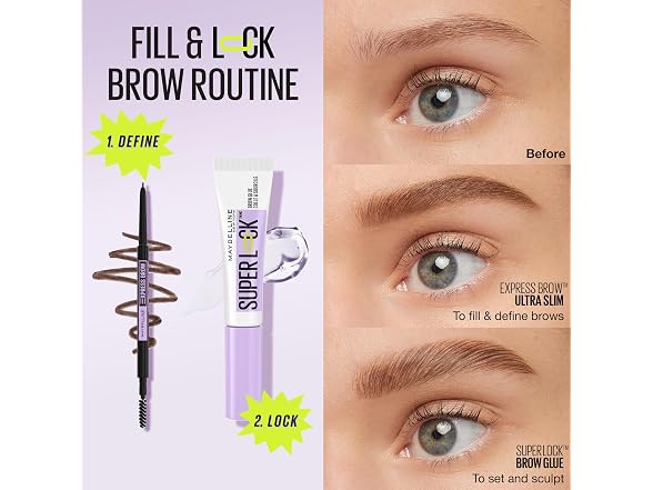 Maybelline Super Lock Brow Glue Eyebrow Gel