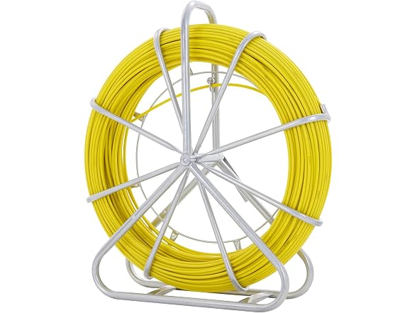 Fish Tape Fiberglass, 656 ft, 1/4 inch, Duct