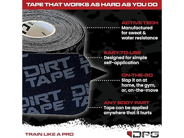DIRT Tape, Premium Cotton, 3 Rolls