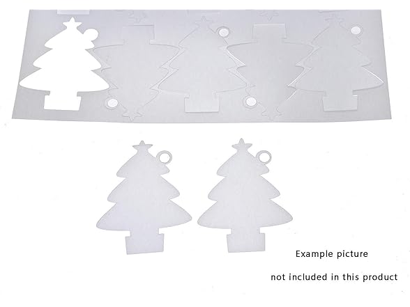 AKOAK 6 Sheets 7.8x11.4 Semitransparent Shrink Film