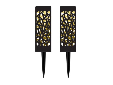 $11.99, Was $49.99, 76% Off! Aduro 2 Pack Solar Powered Outdoor LED Path Lights dealfomo