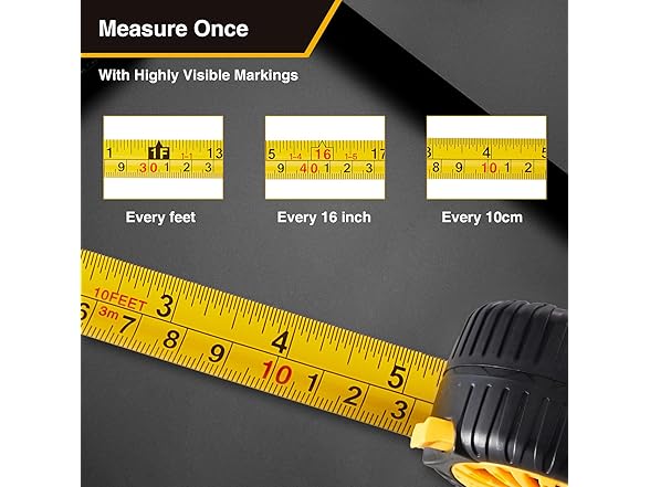 DepthX 10 FT Tape Measure