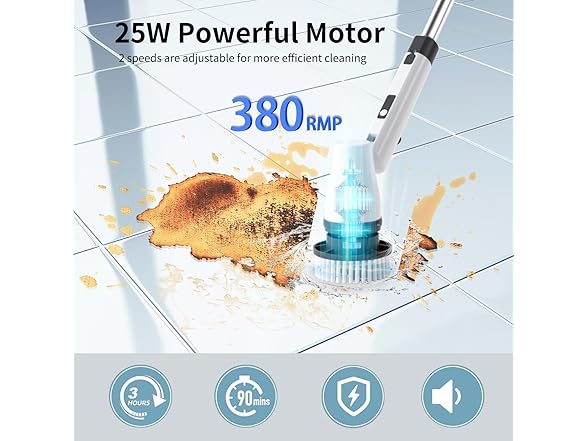 KEROMEE Electric Spin Scrubber