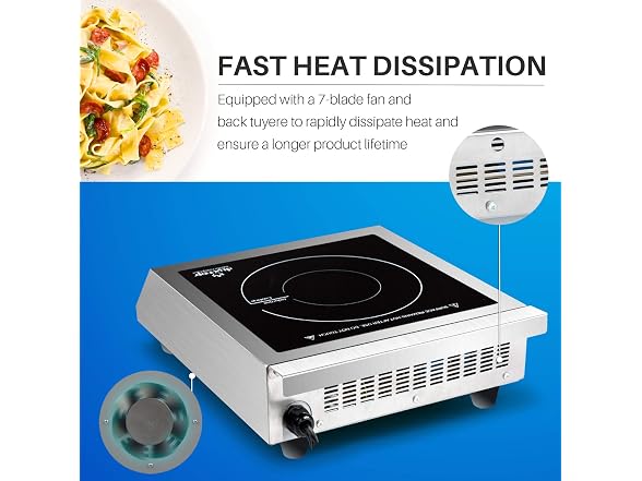 duxtop P961LS Professional Induction Cooktop Silver