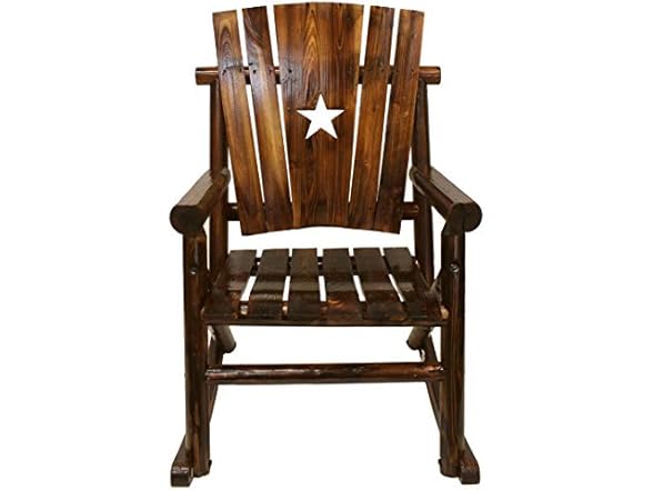 Leigh Country Char-Log Single Rocker with Star