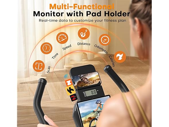 SLUNSE Magnetic Stationary Exercise Bike