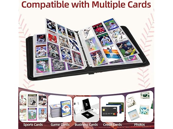 Traier Baseball Card Binder
