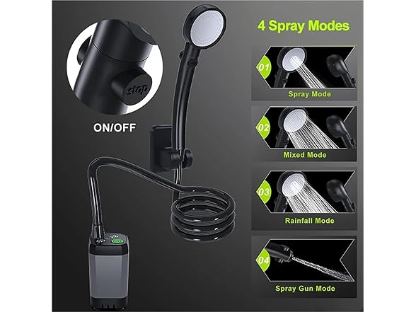 JGEMZIXXM Portable Camping Shower