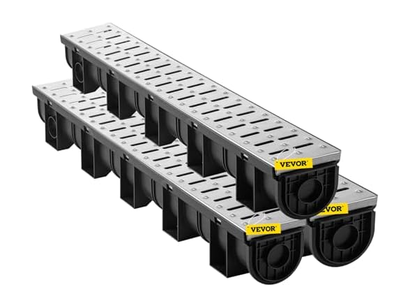 Trench Drain System, Channel Drain with Metal