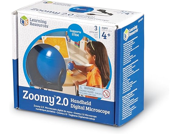 Learning Resources Zoomy 2.0 Handheld Microscope