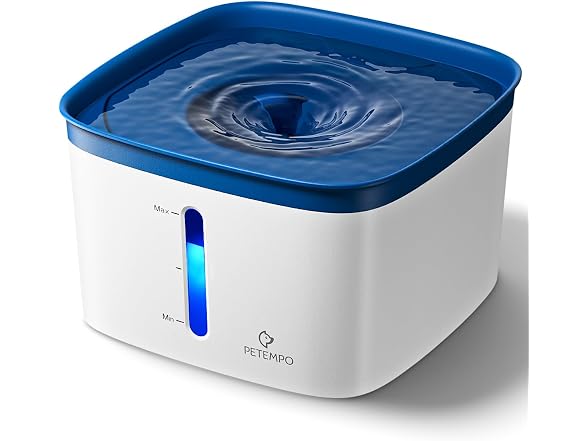PETEMPO Cat Water Fountain135oz/4L Ultra Quiet Dog Water