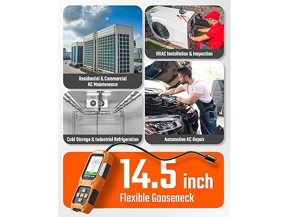 TOPTES RT-389 Rechargeable Refrigerant Leak Detector