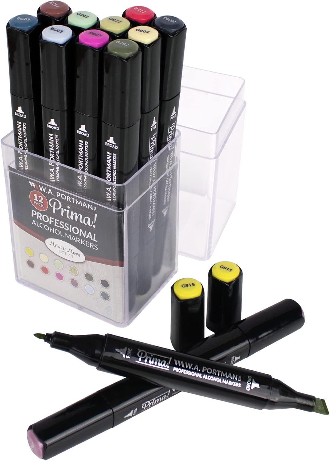 W.A. Portman Alcohol Marker Set 12pc - Gallery 14