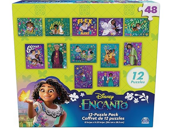 Spin Master Games, Disney Puzzles, Encanto 12-Pack