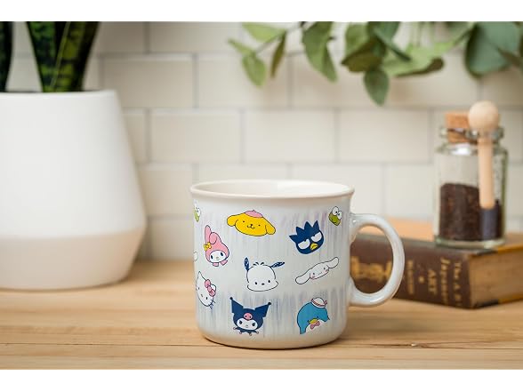 Sanrio Hello Kitty and Friends, Ceramic Camper Mug, 20oz