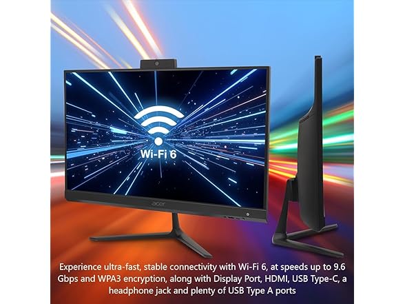 Acer Aspire C27 AIO Desktop 120Hz R7 5700U