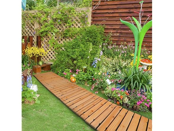 12' Roll-Out Cedar Garden Pathway