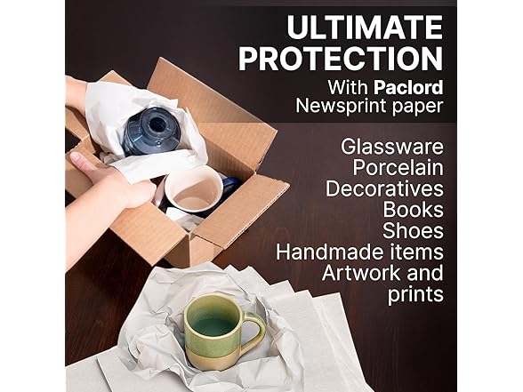 ABCCANOPY Paclord Newsprint Packing Paper Sheets,