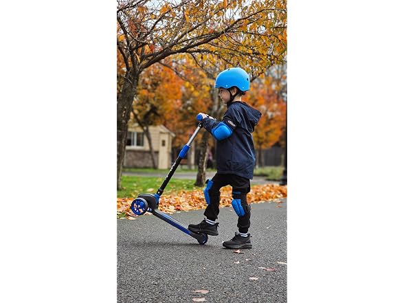 Nattork Blue Kids Scooter for Age 3-11