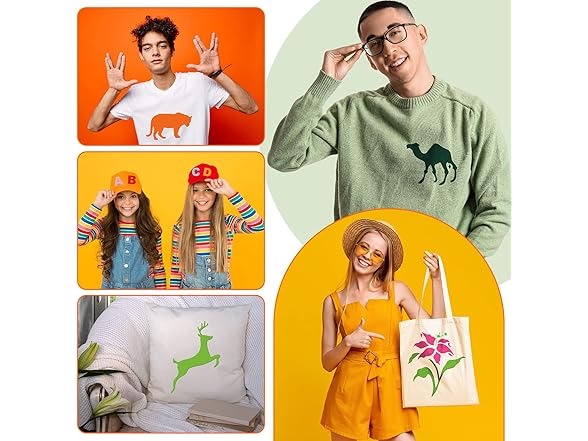 60 Pack Treela 3D Puff Iron On Vinyl