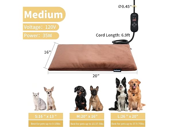 PetTemp Pet Heating Pad
