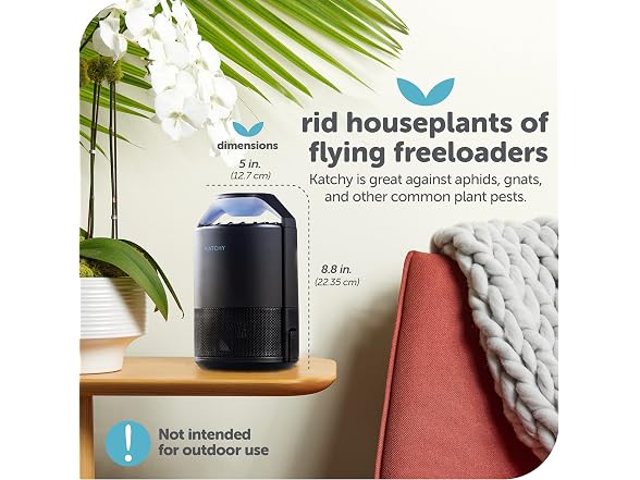 The Original Katchy Indoor Insect Trap - Fan Powered w/ UV Light