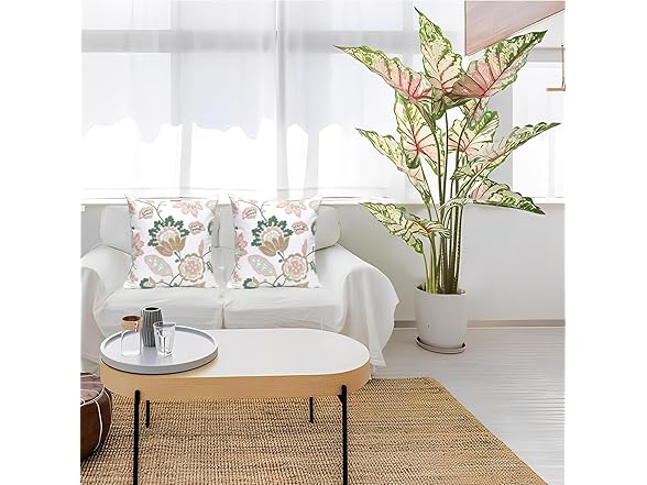 Embroidered Decorative Pillow Cover
