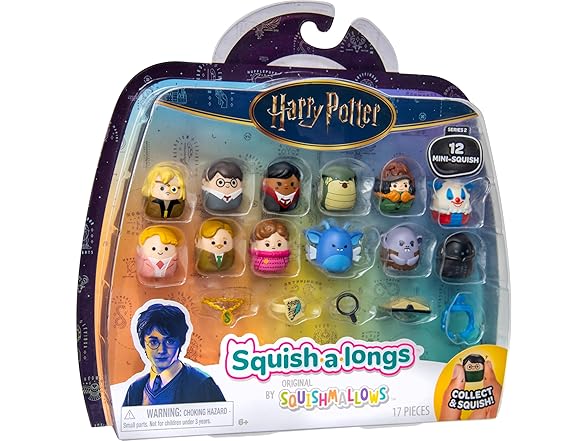 Squish-a-longs “Harry Potter” Mini-Squish + Accessory 12-Pack