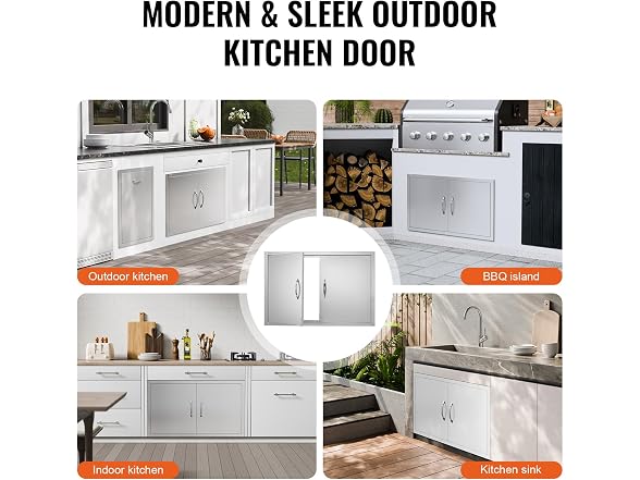 VEVOR BBQ Access Door 36W x 21H Inch