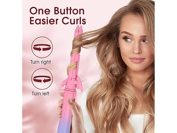oleydb Automatic 2 in 1 Curler & Straightener
