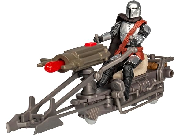 STAR WARS Epic World of Action The Mandalorian & Speeder Bike