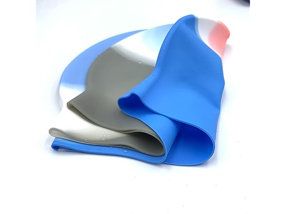 2Pack Durable Silicone Swim Cap