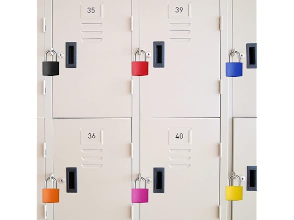 Pimoys 6 Pcs Multicolor Small Luggage Locks Ke
