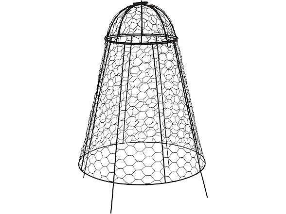 Sunnydaze Decor HB-0526 Plant Protector–6pk Black