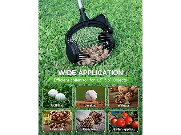 Acorn Picker Upper Roller for Walnuts