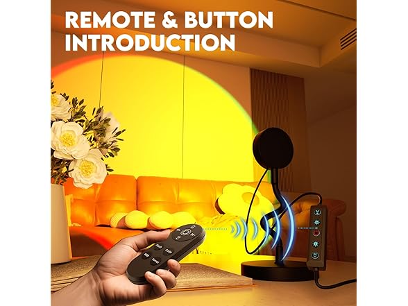 Multicolor LED Projection Lamp