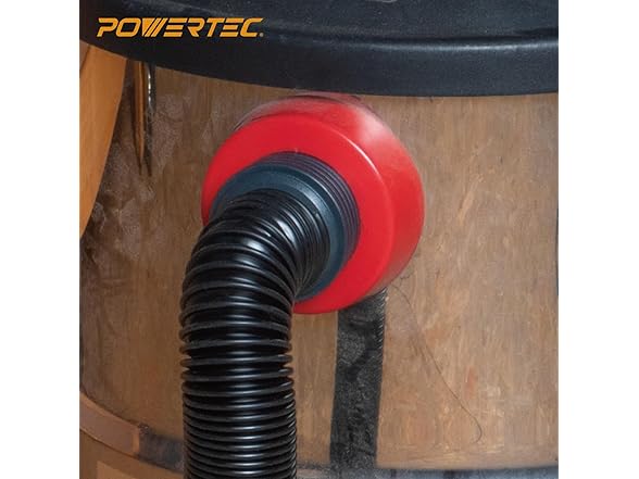 POWERTEC 70356 10 ft. Vacuum Hose Dust C