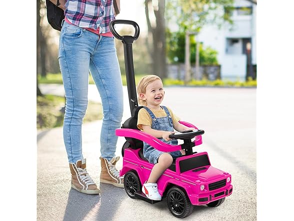 Nightcore Push Car, Ride on Car with Removable Canopy
