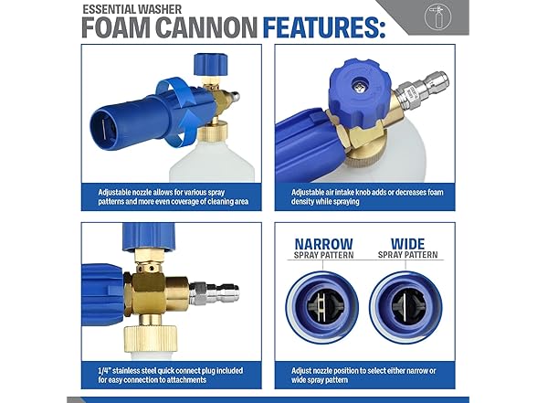 Essential Washer Foam Cannon Pressure