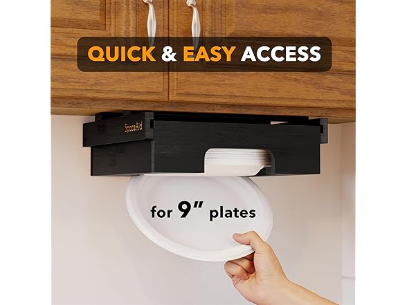 SpaceAid 9-inch Paper Plate Dispenser
