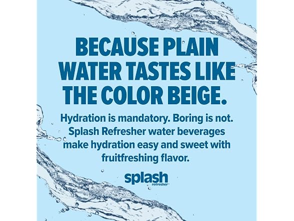 Splash Refresher Acai Grape Water 6 Pack