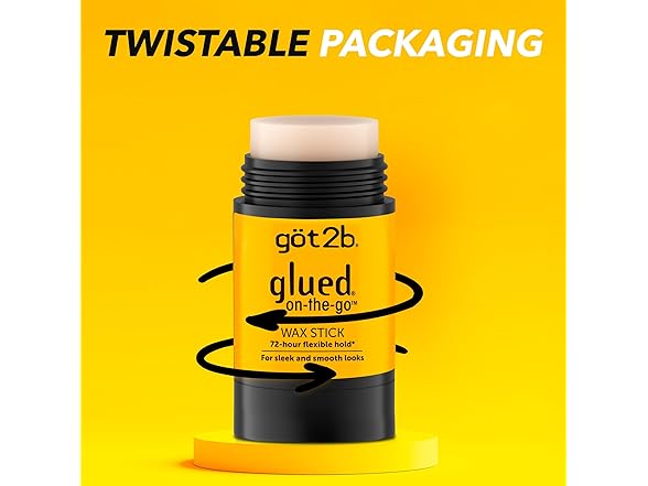 got2b glued on-the-go wax stick, 1.8oz, sleek and slick styles, style your hair without the crunch, helps control frizz - Gallery 4