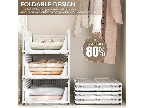 NeatNok Stackable Storage Bins