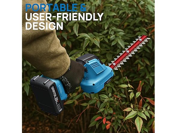 GARTOL 2-in-1 Hedge Trimmer & Grass Shears