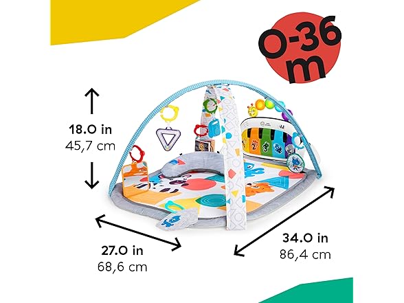 4-in-1 Music and Language Play Gym